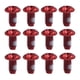 thumbnail image 2 of Tornillo De Disco De Bicicleta 12 tornillos de rotor de freno de disco de bicicleta, tornillos de disco de bicicleta de montaña de acero (rojo) Likrtyny  Accesorios para bicicletas, 2 of 6
