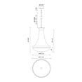 thumbnail image 3 of PD464018MB-Alora Lighting-Marcel - 4 Light Pendant-23.38 Inches Tall and 17.5 Inches Wide-Matte Black Finish    -Traditional Installation, 3 of 7