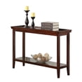 thumbnail image 2 of Convenience Concepts Table Console en Bois de Rebord, Fini Bois Espresso, 2 of 5