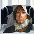 thumbnail image 2 of Sam Heughan Blanket Soft Warm Fleece Blanket for Sofa Office Car Camping Yoga Travel Throw Blankets 50"X40", 2 of 6
