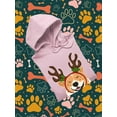 thumbnail image 3 of Jolly Corgi Reindeer Antlers Hoodie Men -Image by Shutterstock, Male 5X-Large, 3 of 4