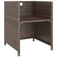 thumbnail image 6 of vidaXL Patio Dining Set 6 Piece Outdoor Dining Table and Chairs Poly Rattan, 6 of 9