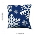 thumbnail image 4 of Xuniizn Christmas Pillow Covers 18x18 inch Xmas Decorations Soft Plush Faux Fur Wool Christmas Throw Pillow Cases Winter Holiday Decor for Sofa Living Room, 4 of 7
