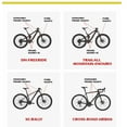 thumbnail image 4 of Yuarrent Pegatina reflectante, pegatinas autoadhesivas, cubierta protectora, película protectora, Protector de cuadro de bicicleta ligero, buena Ciclismo tipo 5 Yuarrent OD029902-05B, 4 of 6