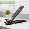 thumbnail image 7 of ABCISI Curved Cutting Jaw Toenail Clippers for Seniors for Thick Toenails, Ergonomic Large Toe Nail Clippers for Men, Long Handle Fingernail Clipper Cutter with Catcher - Black, 7 of 7