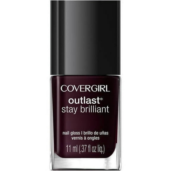 COVERGIRL Outlast Stay Brilliant Nail Gloss Nemesis 195, .37 oz