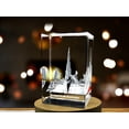 thumbnail image 4 of Burj Klahifa 3D Engraved Crystal Collectible Souvenir, 4 of 11
