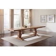 thumbnail image 5 of Florence 126-inch Extension Dining Table Rustic Honey, 5 of 12