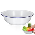 thumbnail image 1 of Lavavajillas: Cuenco vintage esmaltado para mezclar, frutero clásico - Lavabo multiusos de esmalte para cocina, uso diario, 1 of 8
