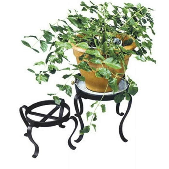Achla Patio Plant Stand, Black, 12"H