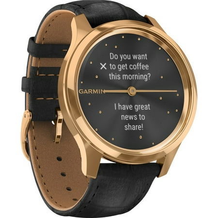 Garmin vívomove Luxe Smartwatch, Black