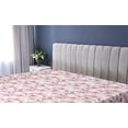 thumbnail image 5 of Ambesonne Cherry Blossom Fitted Sheet, Sakura Petals Art, Full Size, Pale Pink and Magenta, 5 of 5