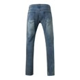 thumbnail image 4 of TINZ Male Slim Fit Ripped Trousers Ripped Paint Jeans Mens Tan Denim Jean for Work Men, 4 of 8