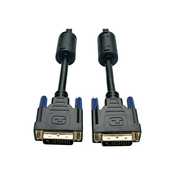 Eaton Tripp Lite Series DVI-D (m) (DVI-D 6 ft DVI Dual Link Cable, Digital TMDS Monitor Cable M/M), (1.83 M) - Câble DVI - à DVI-D (M) - 6 ft - Moulé