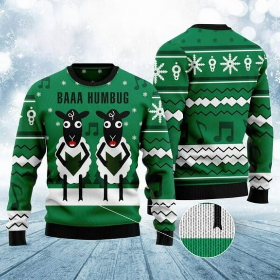 Sheep 3D Christmas Sweater, Christmas Sweater, 3D Sweater, Funny Xmas Sweaters