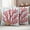 LightCoral, variant on Red Coral Outdoor Waterproof Pillow Covers, Coastal Shell Summer Beach Stripe Nautical Decorative Square Throw Pillowcase Sofa Cushion Sham for Patio/Couch/Chair, 18"x18" 2 Pack