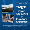 thumbnail image 6 of Stakmore Straight Edge Folding Card Table available  in Cherry, Fruitwood, and Oak Finish, 6 of 8