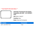 thumbnail image 2 of Automatic Transmission Pan Gasket - Compatible with 2009 - 2012 INFINITI FX35 2010 2011, 2 of 2