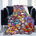 thumbnail image 2 of Soft Plush Throw Blanket Slime Rancher Fleece Blankets for Sofa Bed Travel 50"x40", 2 of 7