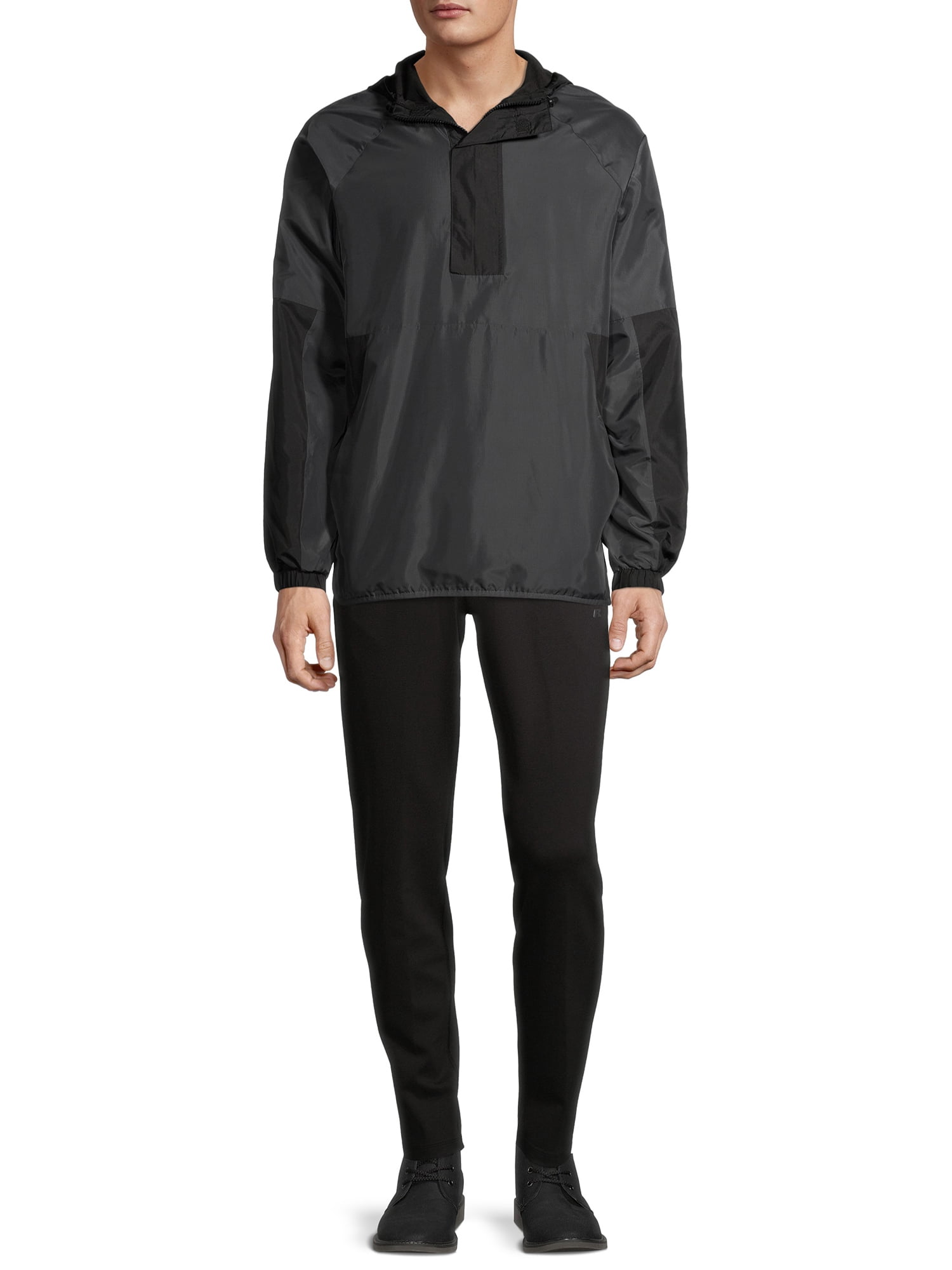 Russell Men's Active Windbreaker Anorak Jacket, up to 3XL