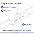 thumbnail image 3 of Auriculares LUDOS FEROX cableados con micrófono, conector de 3,5 mm, paquete de 3, 3 of 7