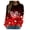 Valentines Sweatshirts-Red, variant on Brilliant Valentines Clothing Womens Hearts Womens Tops 3/4 Sleeve Women Round Neck Long Sleeves Casual Sweatshirts Sweater Pullover Tunic Tops