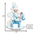 thumbnail image 5 of Personalized Babys First Christmas Ornament 2024 - My First Christmas Ornament 2024 - Rocking Pony Baby Boy First Christmas 2024, 1st Christmas Baby Ornament 2024 - Free Customization, 5 of 10
