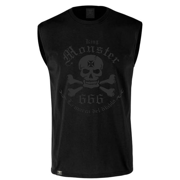Playera Negra Sin Mangas Chica Logo Black