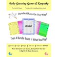 thumbnail image 2 of Boy Sports-Baby Guessing Game and Keepsake, Large- 60 Players, Bundle Board, 2 of 2