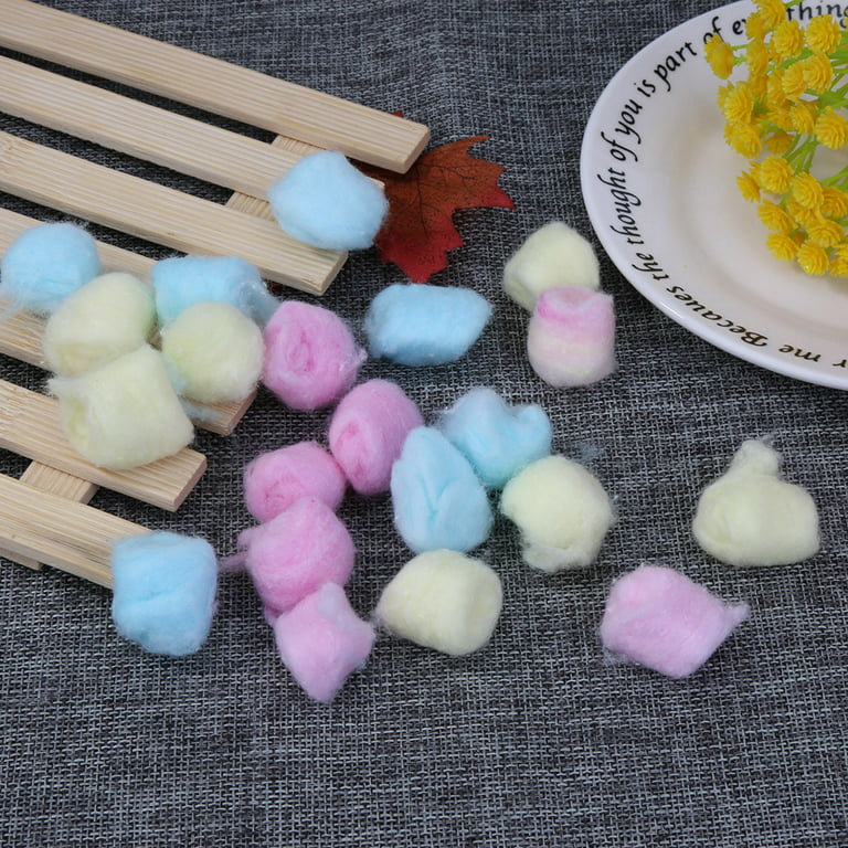 100pcs Colorful Winter Keep Warm Cotton Balls Cute Cage House Filler 