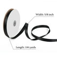 thumbnail image 2 of THEGLY 5/8 inch x 100 Yard Black Satin Ribbon Perfect for Gift Wrapping, Weddings, Crafts,Christmas,Easter,Floral Arrangements,Hair Styling,Invitation Decor & More, 2 of 7
