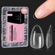 thumbnail image 1 of Nail Tips Beetles Extra Short Almond, 288 unidades, tapa completa transparente, 1 of 8