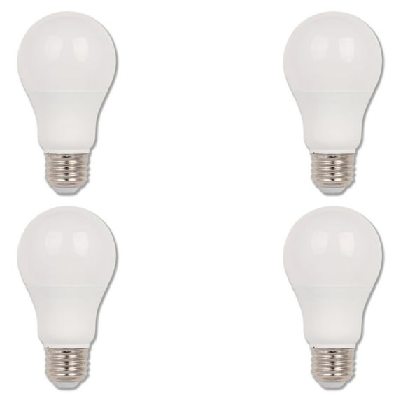 Westinghouse Lighting 4516000 9.5 Watt (60 Watt Equivalent) Omni A19 Bright White ENERGY STAR LED Light Bulb, Medium Base, 4 Pack