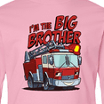 thumbnail image 4 of Inktastic Big Brother Fire Truck Long Sleeve Youth T-Shirt, 4 of 5