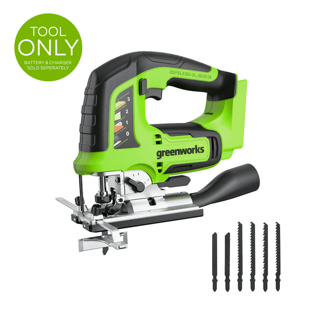 Greenworks Scie Sauteuse Sans Balais 24V (Outil Seulement) - JS24L00