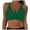 Green, variant on Uaswgudfs Women's Deep V-Neck Cross-Twist Strapless Swim Bra Top with Form-Fitting Elegance Swimwear Orange M