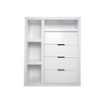 thumbnail image 1 of Cajonera mueble recamara 4 cajones jaladeras metalicas jade blanco R21 R21 Muebles Jade Moderna Cajonera, 1 of 7