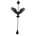 thumbnail image 4 of Whimsical Alchemy Sorcerer Night Goth Owls Metal Wall Hanging Mobile Wind Chime, 4 of 6