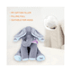 thumbnail image 2 of Elefante Peluche Musical Con Escondidillas Para Bebé Juguete Lab.G Rosa, Gris, 2 of 4