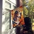 thumbnail image 2 of Carolines Treasures DAC1013CHF 40 x 28 in. Basset Hound Fall House Flag, 2 of 5