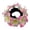 Pink, variant on FENGGHAO Flower Hair Scrunchies Ponytail Holders Elastic Hair Ties for Women Cute Summer Accessories for Wedding Beach Vacation Pearl