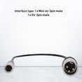 thumbnail image 4 of Mini XLR 3Pin To XLR, Durable Audio Cable For Camera, 30cm For SLR Cameras, 4 of 8