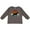 Charcoal Grey, variant on Inktastic Hunting Dog Retro Sunset Boys or Girls Long Sleeve Toddler T-Shirt