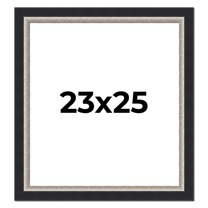 23x25 Frame Black Real Wood Picture Frame Width 2.25 Inches | Interior Frame Depth 0.5 Inches |