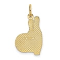 thumbnail image 2 of 14k Yellow Gold Solid Polished Bowling Pins Charm 23x12mm Wide Pendant Necklace for Women, 2 of 4
