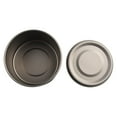 thumbnail image 2 of GLFILL Ultralight Titaniums Camping Bowls Foldable Handle Rust-Resistant 450ml/600ml Cookware Set Hiking Backpacking Outdoor Adventure 450ml with 600ml bowls with lid, 2 of 9