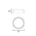thumbnail image 5 of Maxim Lighting - Rivet - 29W 1 LED Outdoor Flush Mount-3.5 Inches Tall and 12, 5 of 5