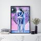 thumbnail image 5 of Cuadros Decorativos Diamante redondo pintura mujer arte figura resina taladro completo Rhinestone (V999) Likrtyny embutido en tela, 5 of 9