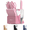 Pink, variant on Astercook Knife Set, 14 Pieces Kitchen Knives Set with Healthy Anti-Rust Coating, Stainless Steel Knife Sets with Built-in Sharpener, Sharp & Rust Resistant Dishwasher Safe Pink