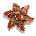 thumbnail image 2 of Ladies Fashion Accessories Retro Enamel Flower Brooch Party Brooch Cardigan Jacket Coat Brooch, 2 of 6